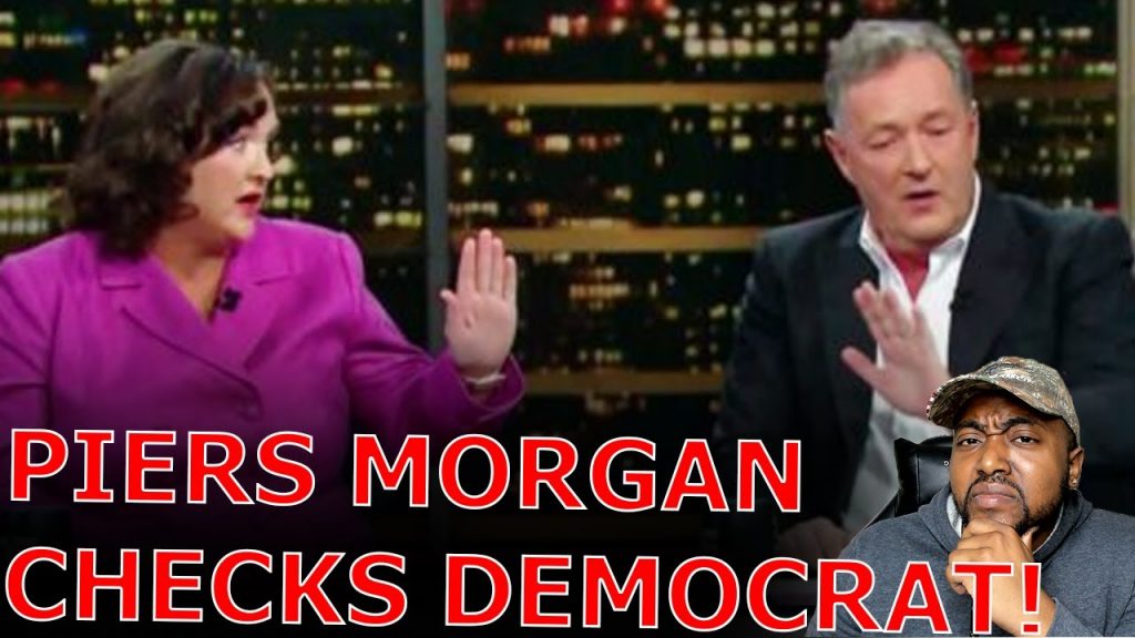 Piers Morgan Sets Female Democrat Straight For Taking Shot At Riley Gaines Protesting Lia Thomas!