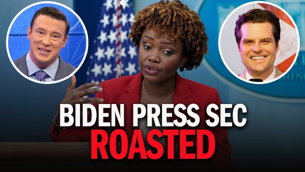 Matt Gaetz ROASTS Karine-Jean Pierre on Newsmax