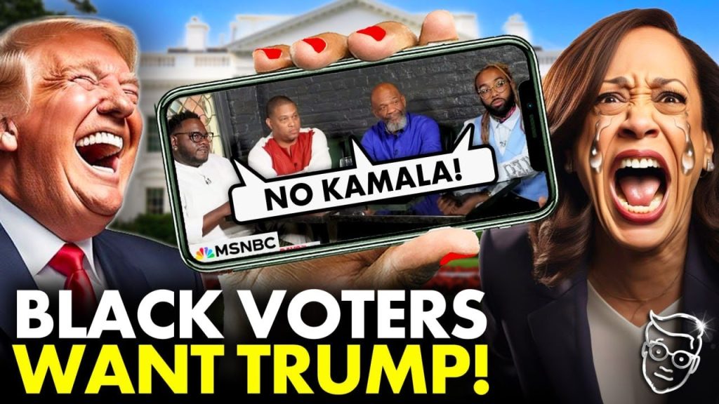 MSNBC PANICS! Tries To CUT FEED as Black Voters DESTROY Kamala On-Air | ‘We Want TRUMP’