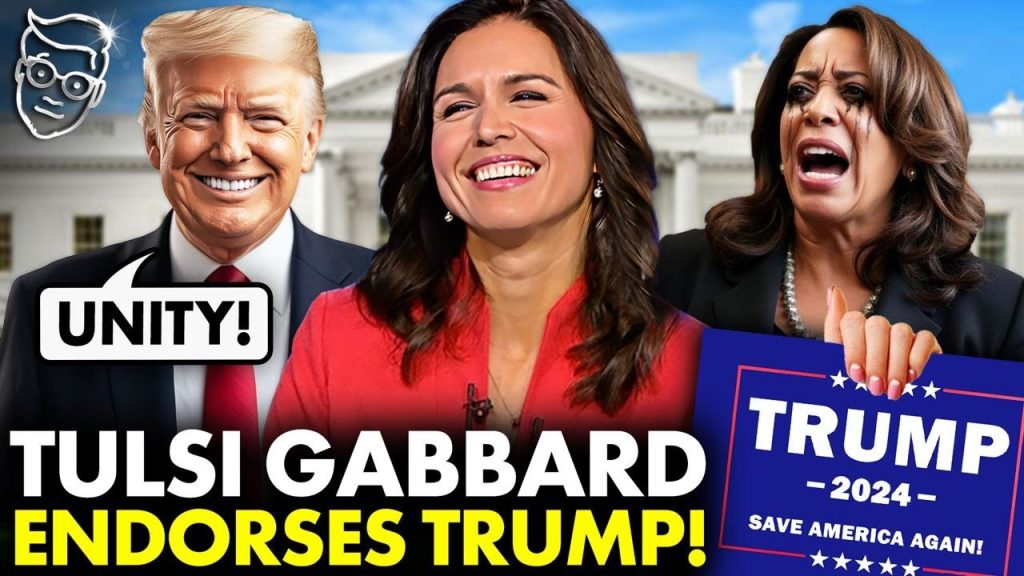 HISTORY: Tulsi Gabbard OFFICIALLY Endorses Trump ON-STAGE | Democrats in PANIC