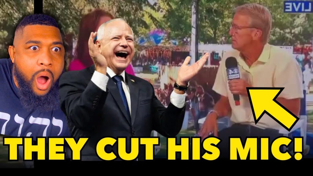 News Anchor EXPOSES Tim Walz, Gets Mic Cut on LIVE TV!