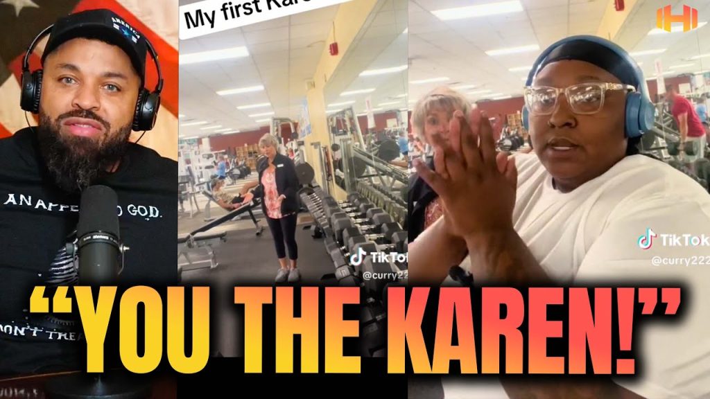 Toxic Woman in the Gym Exposes Herself