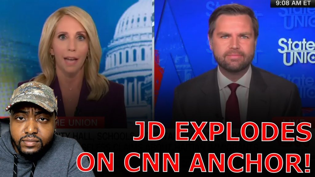 JD Vance OBLITERATES CNN Host As She FUMES Over Him REFUSING To BACK DOWN On Haitian Migrant Claims!