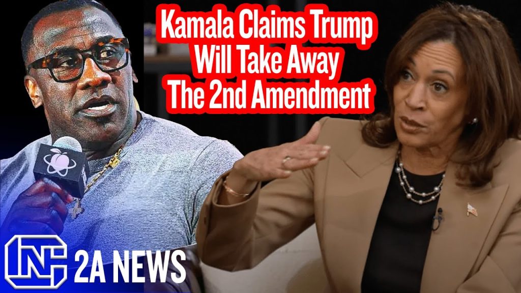 Kamala Harris Claims Trump Will Take Away The 2nd Amendment On Shannon Sharpe Podcast