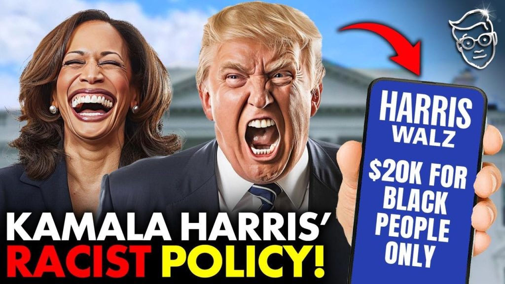 Kamala Unveils New RACIST ‘Blacks ONLY’ Campaign Platform: ‘Free Money and WEED!’