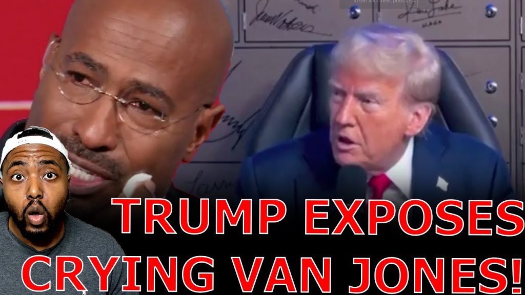 Trump EXPOSES Crying Sleazebag Van Jones For Stabbing Him In Back After He Helped Black People!