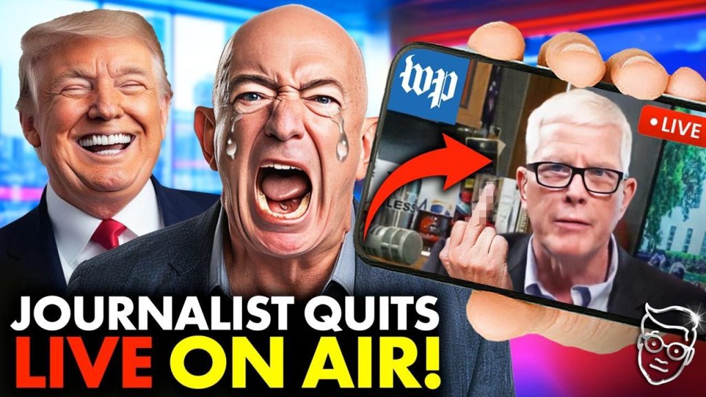 Journalist RIPS Earpiece Out And WALKS OFF Set, QUITS WaPo Live ON-AIR | Entire Broadcast IMPLODES