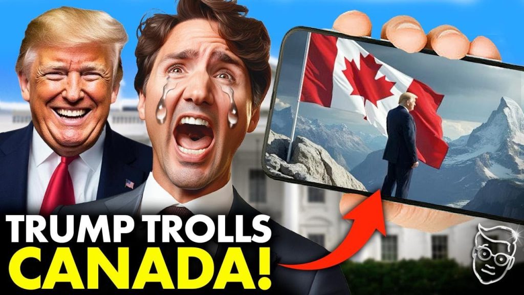 Trump Doubles Down On CONQUERING Canada | Posts Image of American Takeover, Trudeau in PANIC