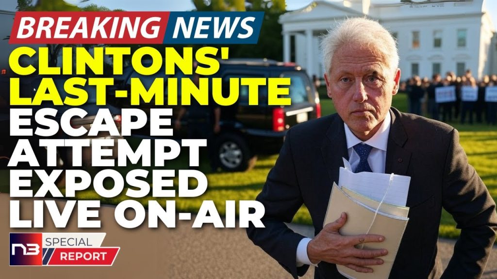 BREAKING: Watch The Exact Moment The Clintons Revealed Their Escape Plan And Changed Everything