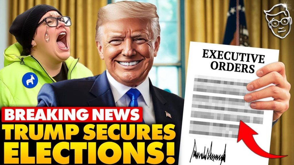 PANIC in DC: Trump Signs Order to ELIMINATE All Voter FRAUD, Citizenship Verification, Paper Ballot